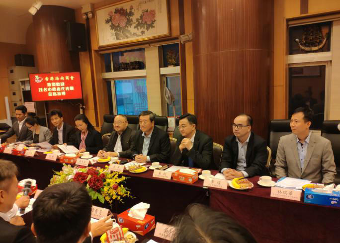 我会会长吴军出席茂名外商投资企业协会与香港海南商会、香港速递业协会对接交流会.jpg